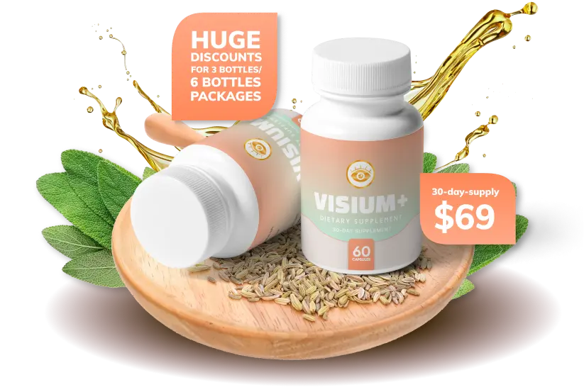 Visium Plus two bottles plus ingredients